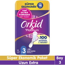 Orkid Platinum Uzun Ekstra Süper Ekonomik Paket 16 Adet
