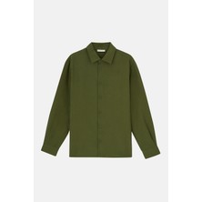 Reflect Studio Basic Tencel™  Uzunkollu Gömlek - Haki