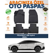 Alberto Rossi Alberto Rossı Peugeot 408 Hybrıd 2025+ 3D Havuzlu Paspas