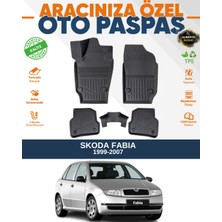 Alberto Rossi Alberto Rossı Skoda  Fabıa   1999-2007 3D Havuzlu Paspas