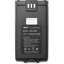 Abell AB-L2252 Li-Ion Şarj Edilebilir El Telsizi Bataryası (A520T - A580T Uyumlu)