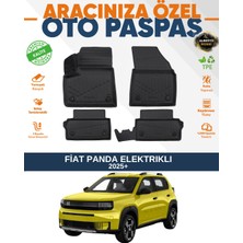 Alberto Rossi Alberto Rossı Fıat  Panda Elektrikli 2025+ 3D Havuzlu Paspas