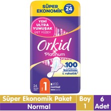Orkid Platinum Normal Ped Süper Ekonomik Paket 24X6 144 Adet