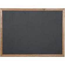 Özbience 40X60 cm Gri Ahşap Çerçeveli Laminat Yazı Tahtası