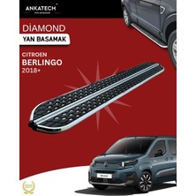 Ankatech Citroen Berlingo 3 diamond krom Yan Basamak 203 cm 2018 Üzeri