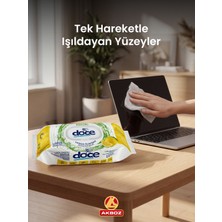 Doce Limon Kokulu Yüzey Temizlik Havlusu 100 Yaprak | Pratik Hijyenik Temizlik Mendili