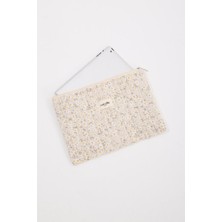 Estrella Paris Nobel Tablet Çantası Kılıfı Papatya Bej 11 Inç 31 x 21 cm