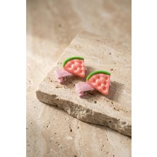 Bony Socks Karpuz Aksesuarlı 2'li Pembe Toka