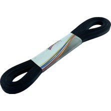 Morperde Katlamalı Perde Kurdele (5mm) Siyah