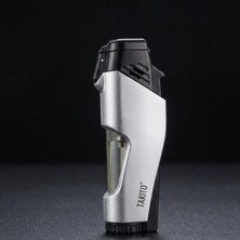 Takito Çift Torch Pürmüz Gümüş Puro Çakmağı