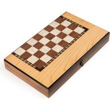 Helena Wood Art Origin Damalı Maxi Tavla / Dişbudak