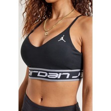 Nike Jordan Support Indy Logo Women's Bra Kadın Siyah
