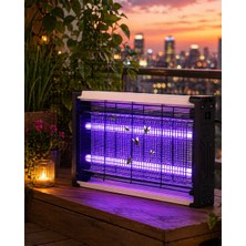 Zenvia Ev Balkon Mutfak Için Elektrikli Sinek Savar Uv Işıklı Sessiz Lamba