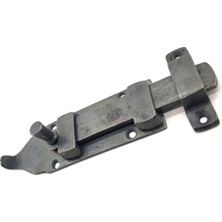 SHC4200 Antika Tarz Dekoratif Pirinç Yassı Kapı Sürgüsü - 35X145 Mm, Oksit