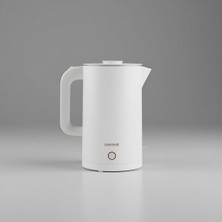 Cekar Store Homend Heatrow Cooltouch 1618H Paslanmaz Çelik El Yakmaz Su Isıtıcısı Beyaz 0,70 lt - 1,20 lt Hacim