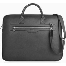 Cengiz Pakel Unisex Hakiki Deri Evrak&laptop Çantası – 1712 - Siyah