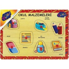 Özbience Çocuklar Için Ahşap Tutmalı Puzzle, Eğlenceli ve Öğretici Oyun Arkadaşı