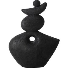 Mudo Home BLACK STONE BİBLO 17X7X23 CM