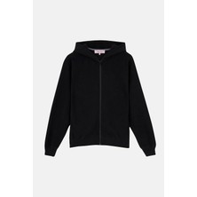Reflect Studio Basic Supersoft Full Zip Hoodie - Siyah