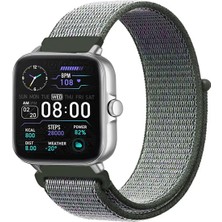 Tagomoon Colmi P28 Plus ile Uyumlu Kordon Cırt Cırtlı Spor Kumaş Kayış