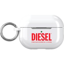 Diesel Airpods Pro / Pro 2 Için Biscotto Kılıf - Beyaz