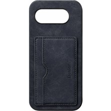 Microcase Google Pixel 10A ile Uyumlu Kartlıklı Standlı Deri Kaplama KILIF-AL5138