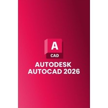 Autocad 2026 3 Yıl Full Sürüm Dijital Lisans - Hızlı Online Aktivasyon