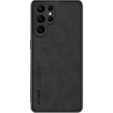 Microcase Samsung Galaxy S26 Ultra ile Uyumlu Luxury Leather Series Deri Desenli Plastik Koruma Kılıf - AL8125
