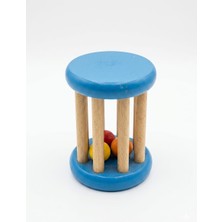 True Toys Ahşap Bebek Çıngırağı - Doğal ve Eğitici Bebek Oyuncağı