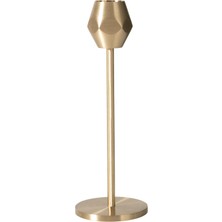 Mudo Home HEXA PİRİNÇ MUMLUK KÜÇÜK  BOY 17 CM