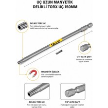 Platin Hırdavat Mıknatıslı Bits Uç Torx Uzun Delikli Torx 150MM S2 Çelik Vidalama Bits Uç