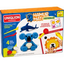 Uniqlion Oyun Hamuru Matı Hayvanlar (22X23X6CM)