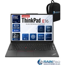 Lenovo Thinkpad E16 Gen6 Intel Core Ultra 7 255H 32 GB Ddr5 2 Tb SSD Intel® 16'' Wuxga IPS Windows 11 Pro Taşınabilir Bilgisayar 21SR006RNP11