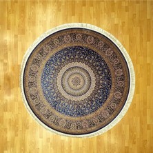 Mevlana Bazaar Safir 200 x 200 Yuvarlak Ipek Halı