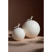 Ball Vegan Dekoratif Büyük Boy Mum