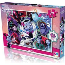 SHC4200 VP714 Vampirina 100 Parça Çocuk Puzzle -Ks Puzzle