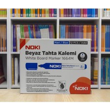 Özbience Mavi Beyaz Tahta Kalemi 12'li Set, Akıcı ve Temiz Yazım Için