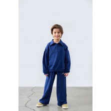 Marvy Kids Lacivert Nakışlı Sweatshirt