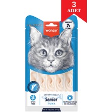 Wanpy Ton Balıklı Krema Ödül Maması 14 gr x 5'li 3 Adet