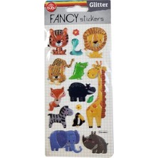 Elif Kırtasiye Bu-Bu Damla Sticker Glitter Karışık 3lü