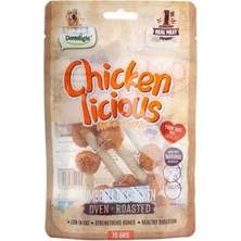 Dentalight Chicken Dumbell Tavuk Etli Köpek Ödül Dambılı 70 gr