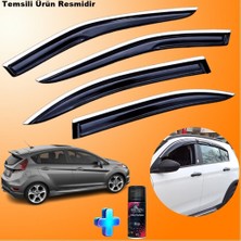 Caraks Ford Fiesta Mügen Cam Rüzgarlığı Abs Nikelajlı Cam Rüzgarlığı 2018 Sonrası 4 Lü + Ebrayn 150 ml Koku