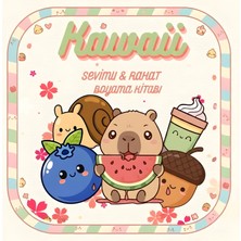 M&H Coloring Kawaii - 21X21 cm Boyama Kitabı, Çocuk ve Yetişkinler Için