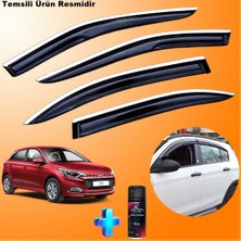 Caraks Hyundai I20 Mügen Cam Rüzgarlığı Abs Nikelajlı Cam Rüzgarlığı 2015-2020 4 Lü + Ebrayn 150 ml Koku