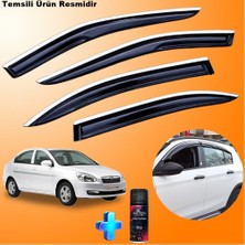Caraks Accent Era Mügen Cam Rüzgarlığı Abs Nikelajlı Cam Rüzgarlığı 2006-2012 4 Lü + Ebrayn 150 ml Koku