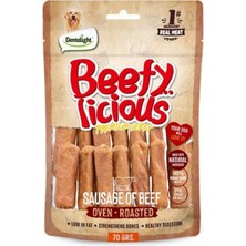 Dentalight Beefy Sausage Sığır Etli Köpek Ödül Sucuğu 70 gr