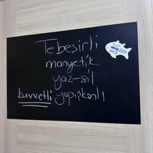 Özbience Kendinden Yapışkanlı Kara Tahta Yazı Tahtası 60X100 Cm, Tebeşirli Yaz-Sil Sticker