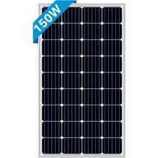 Uretech 150 W Watt Monokristal Güneş Paneli Solar Panel 12V 145 W 140 W