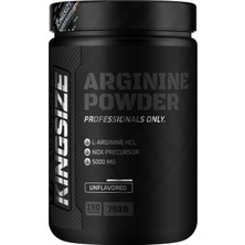 Kingsize Nutrition 750 gr Aromasız Arginine Powder L-Arginine HCL İçeren Sporcu Besini