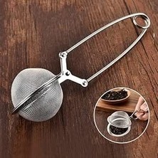 Practika Bitki Çayı Demleme Süzgeci Paslanmaz Çelik 16 cm Kullanım Kolaylığı ile